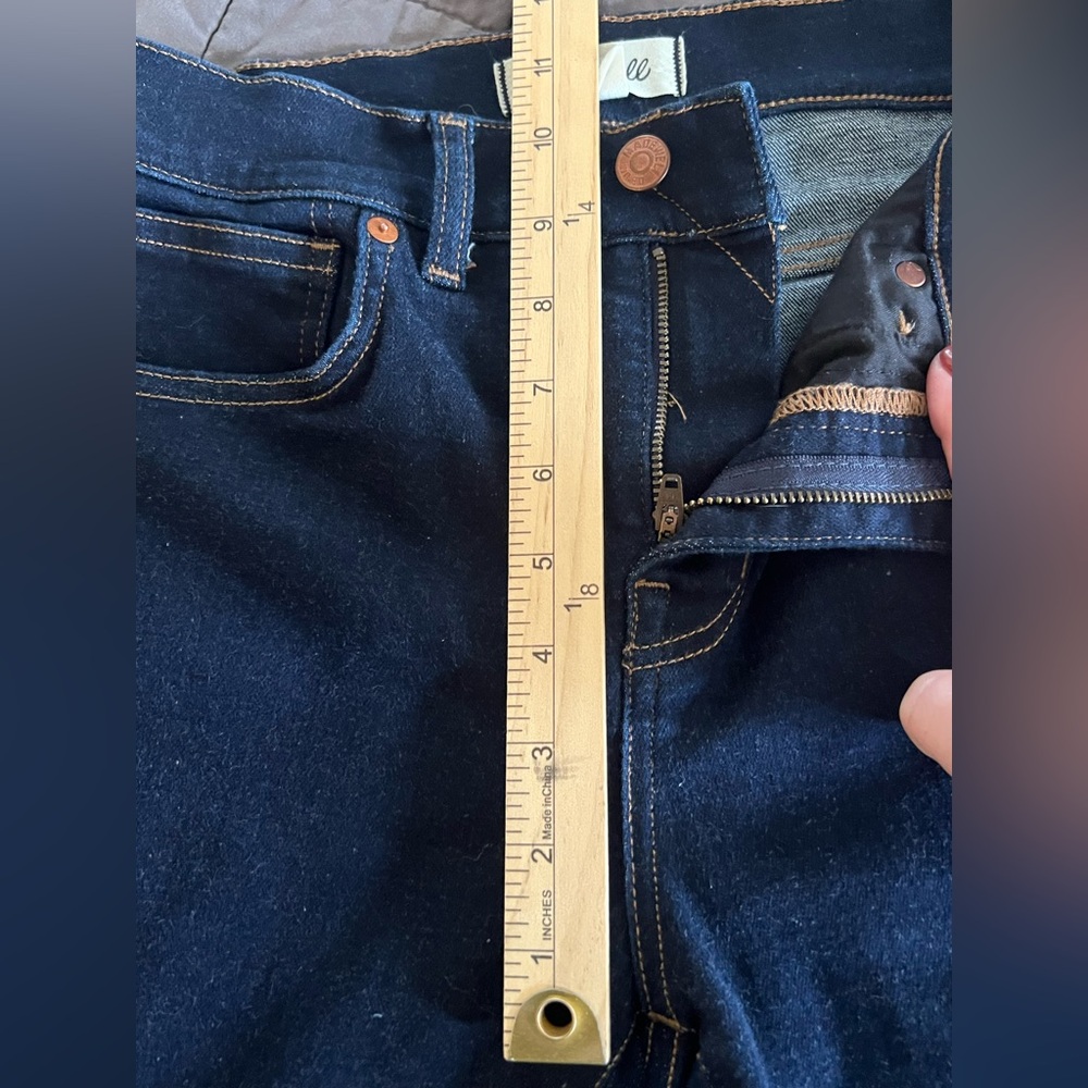 MADEWELL MIDRISE STOVEPIPE JEAN DARKWASH STRETCHY SZ 26 EUC - Picture 6 of 8